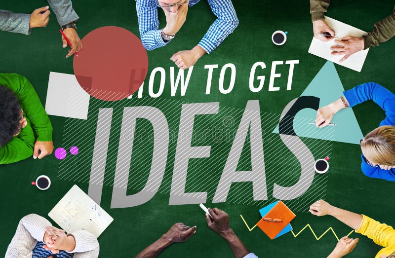 Ideas Thinking Concept Inspiration Creativity Concept Stock