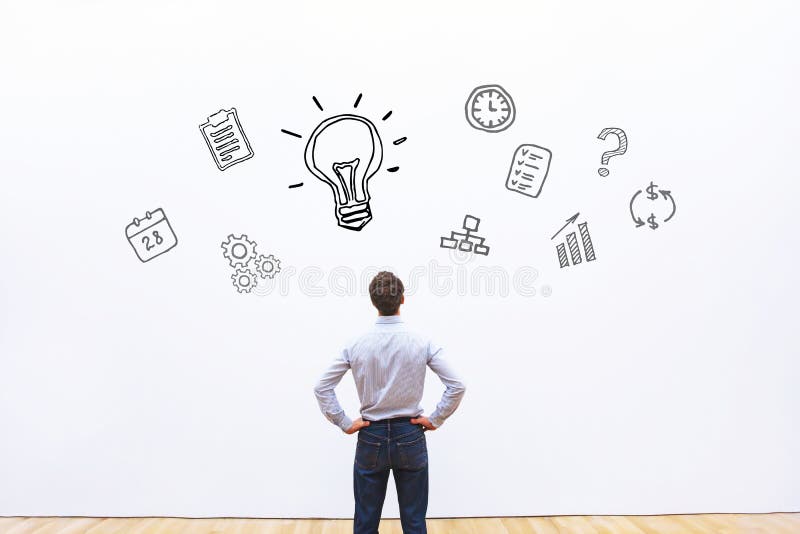 Idee oder Innovationskonzept lizenzfreie stockbilder Idee oder Innovationskonzept lizenzfreie stockbilder
