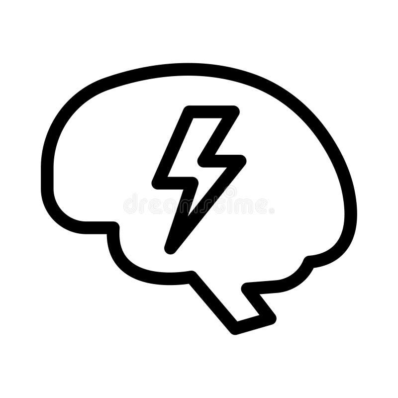Ideenvektorsymbol stock abbildung