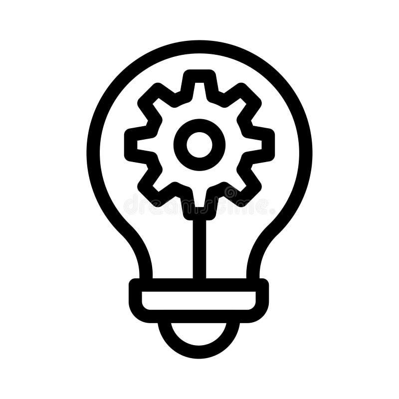 Ideenvektorsymbol lizenzfreie abbildung