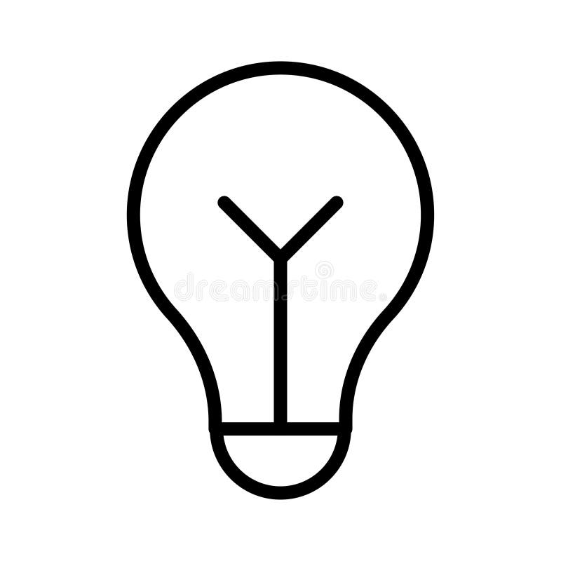 Ideenzeilenvektorsymbol vektor abbildung