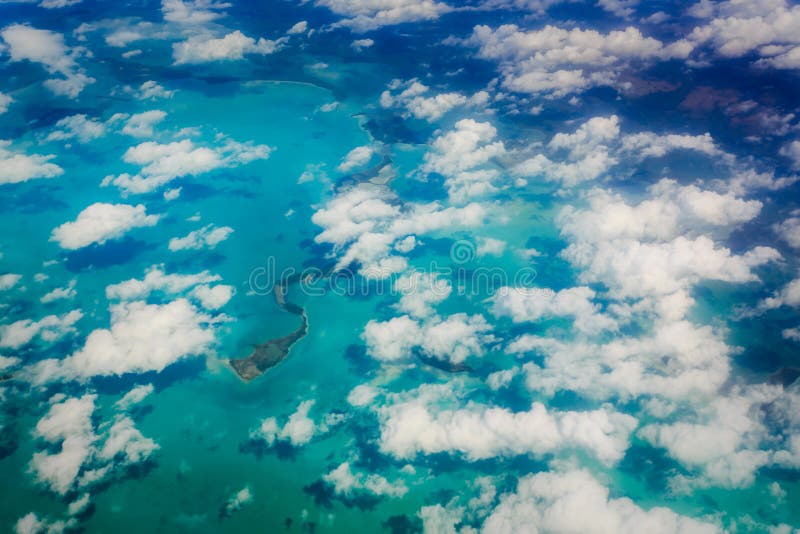 Ideia aérea de chaves de Key West e de florida fotografia de stock Ideia aérea de chaves de Key West e de florida fotografia de stock