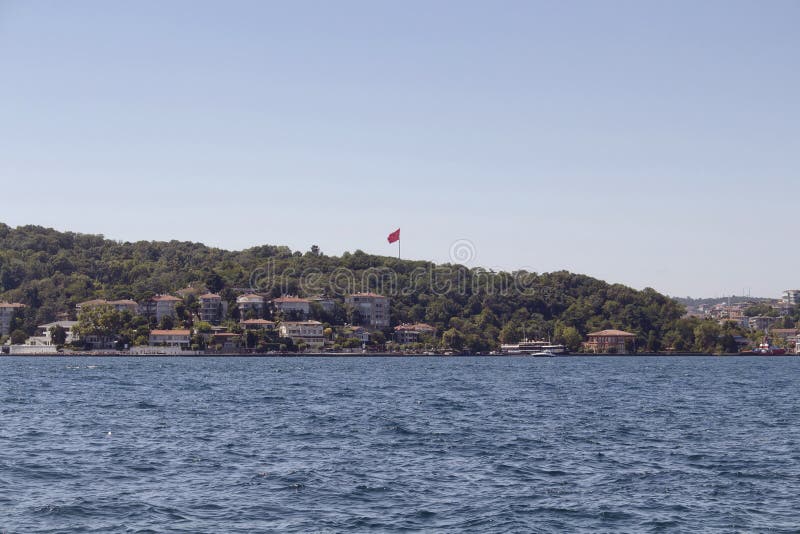 Ideia de Bosphorus e do lado europeu foto de stock Ideia de Bosphorus e do lado europeu foto de stock