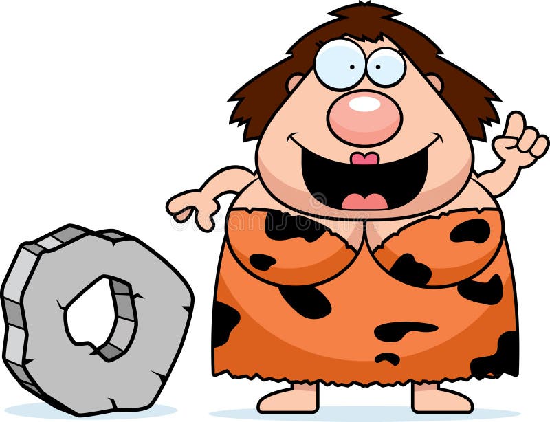 Ideia dos Cavewoman ilustração do vetor Ideia dos Cavewoman ilustração do vetor