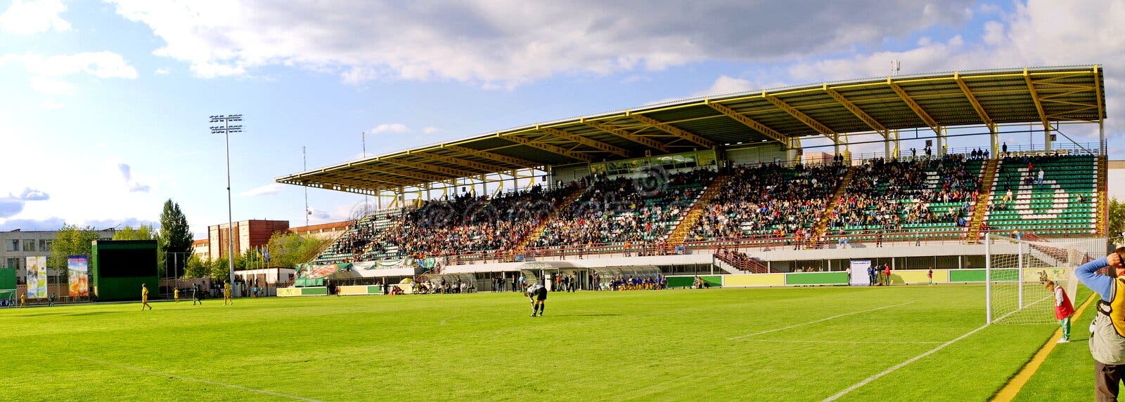 Visão Panorâmica De Eden Arena Em Praga, República Checa Foto