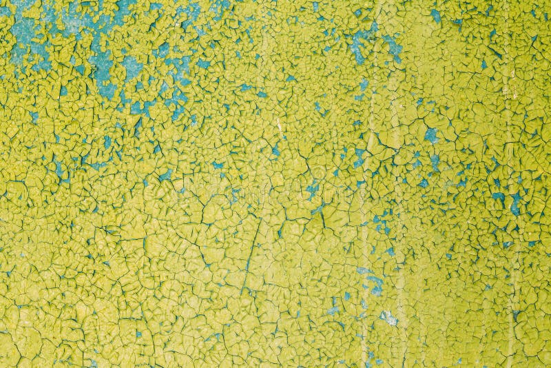 Ideia próxima da textura lascada tingida e rachada Multilayer do azul imagens de stock