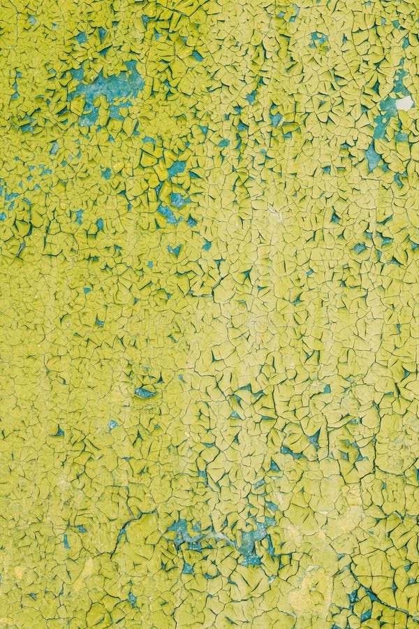 Ideia próxima da textura lascada tingida e rachada Multilayer do azul imagem de stock