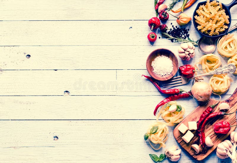 Ideia superior de todo o componente necessário do alimento para fazer-me a um clássico fotos de stock Ideia superior de todo o componente necessário do alimento para fazer-me a um clássico fotos de stock