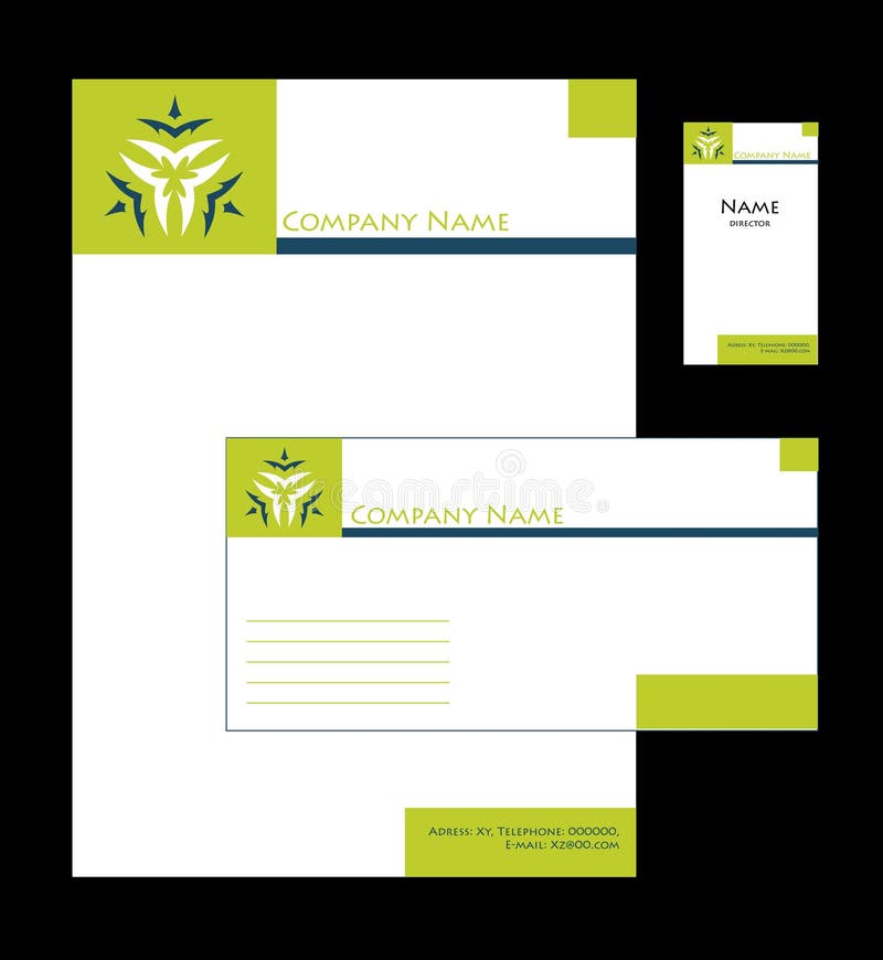 Identidade Corporativa ilustração royalty free