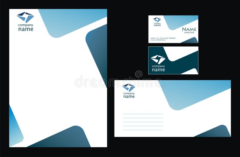 Identidade Corporativa ilustração do vetor