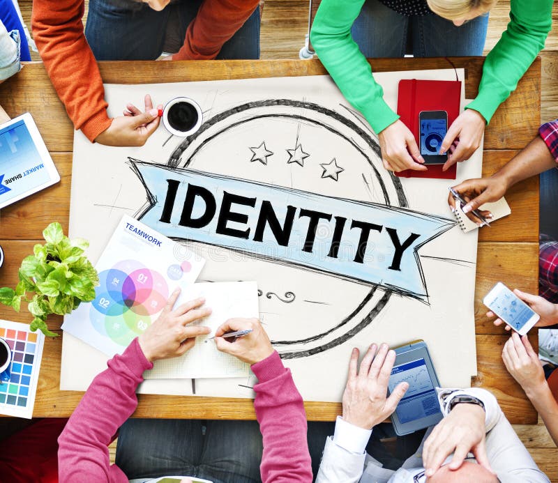 Identity Branding Marketing Copyright Brand Concept stock photos