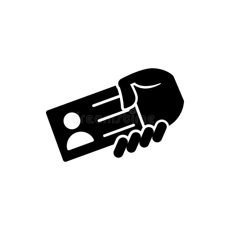Identitätsdiebstahlsymbol für Anwendungen und Websites vektor abbildung