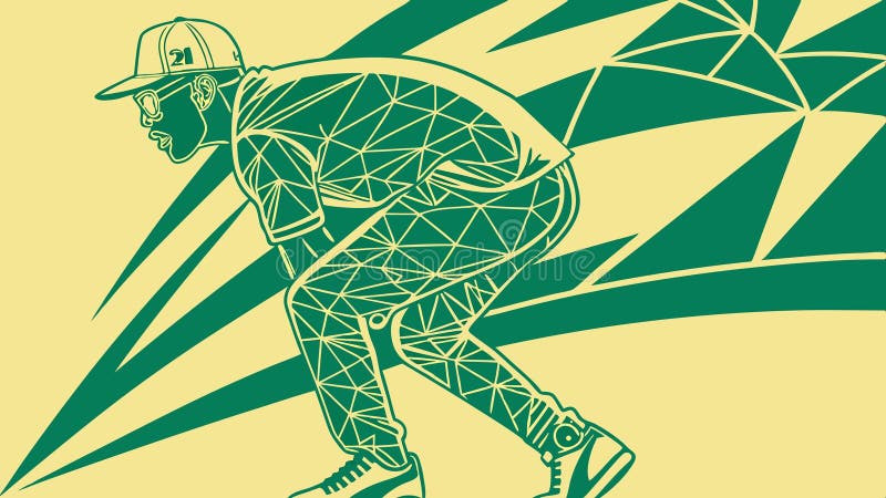 Idrottsutövare som kör snabb dynamisk cirkulation av träningsrörelsemöjligheter, aktivitetsvektor Generativ AI vektor illustrationer