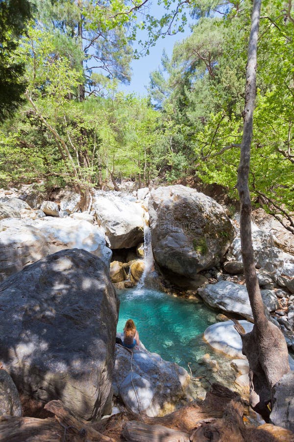 Crete - Greece - Idyll of the Samaria Gorge. Crete - Greece - Idyll of the Samaria Gorge