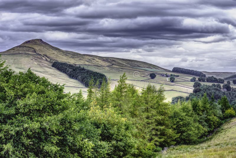 Idyllic landscape of Peak District National Park, Derbyshire, Uk stock photos Idyllic landscape of Peak District National Park, Derbyshire, Uk stock photos