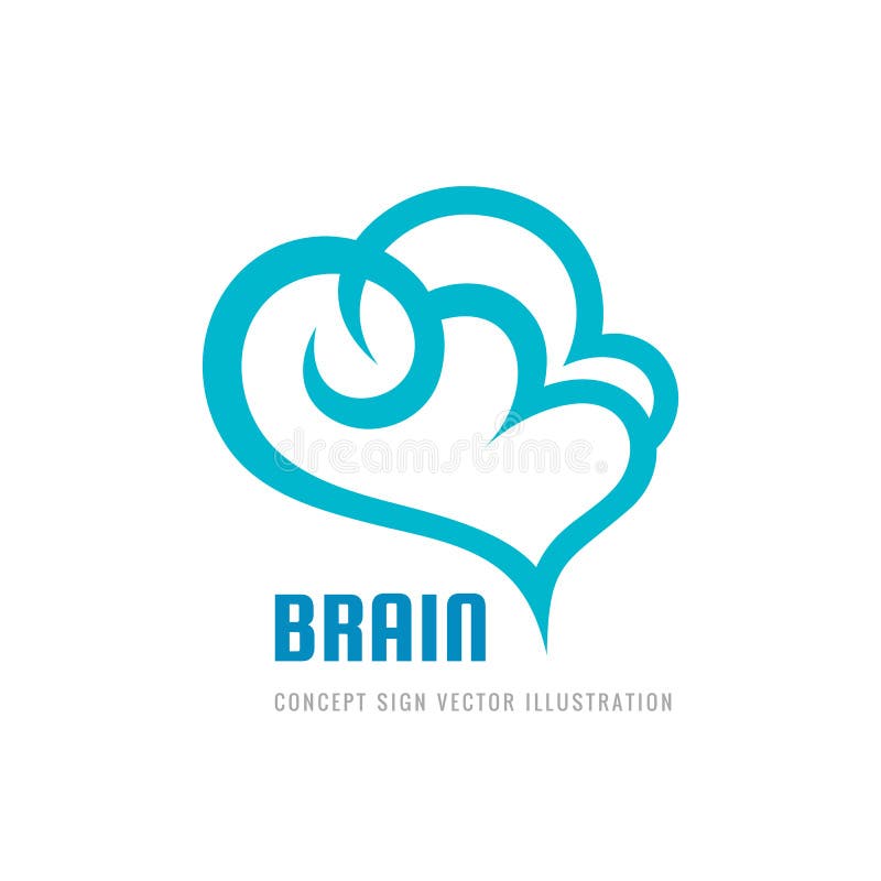 Idée créative - illustration de concept de calibre de logo de vecteur d'affaires Signe abstrait d'esprit humain Graphisme de nuag illustration libre de droits Idée créative - illustration de concept de calibre de logo de vecteur d'affaires Signe abstrait d'esprit humain Graphisme de nuag illustration libre de droits