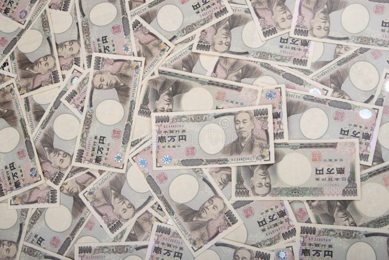 Japanese Yen 10000 paper currency. Japanese Yen 10000 paper currency