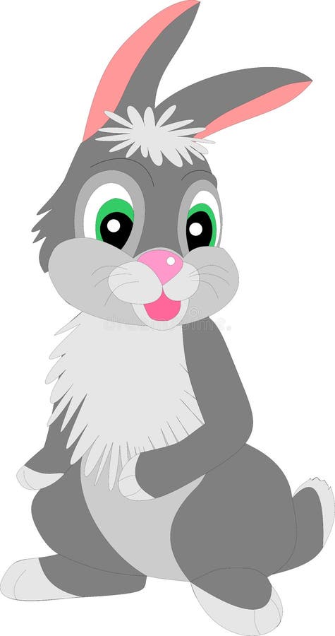 Iepure de desene animate vector illustration
