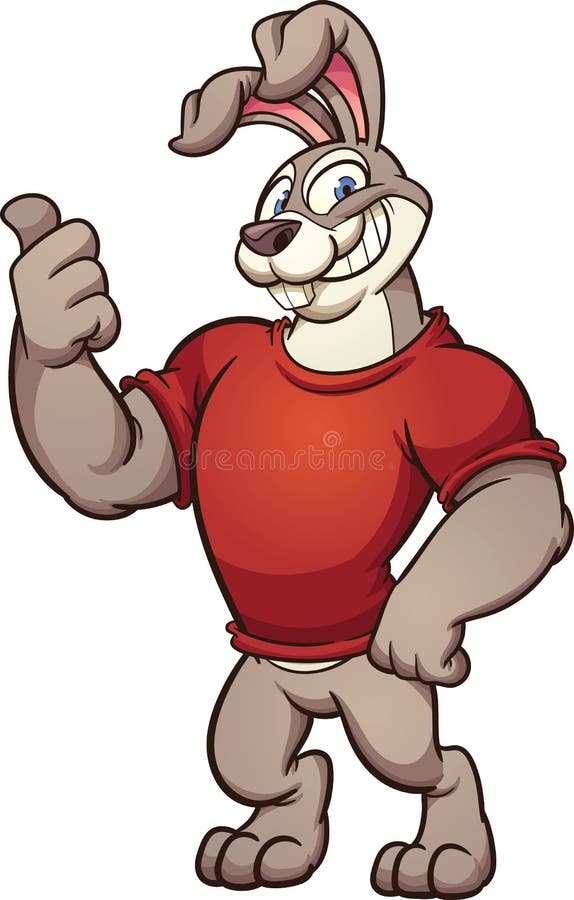 Iepure de desene animate vector illustration