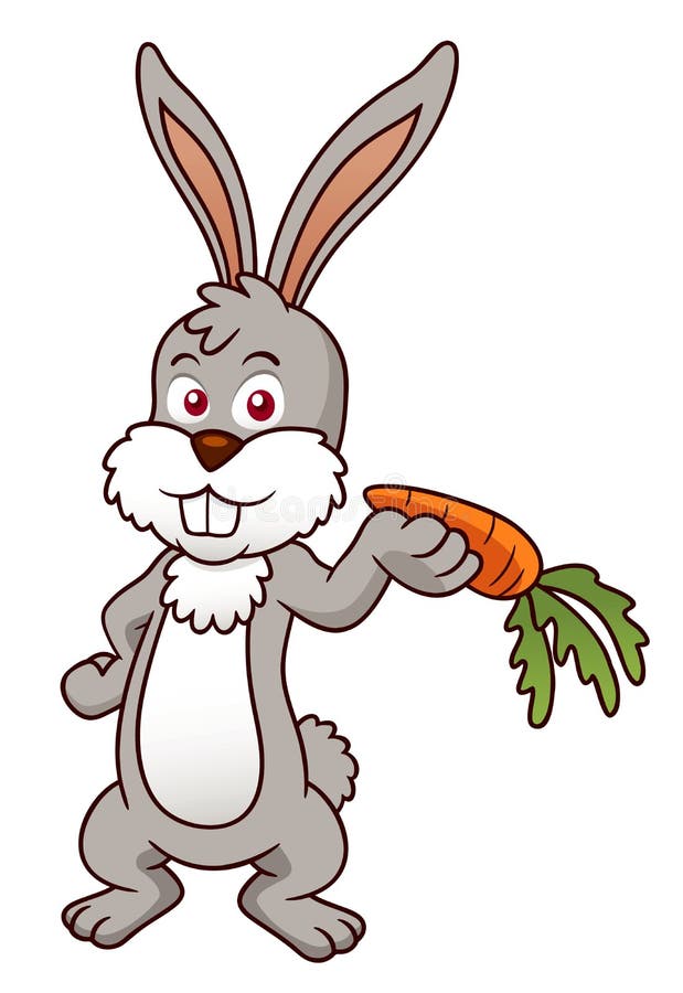 Iepure de desene animate vector illustration
