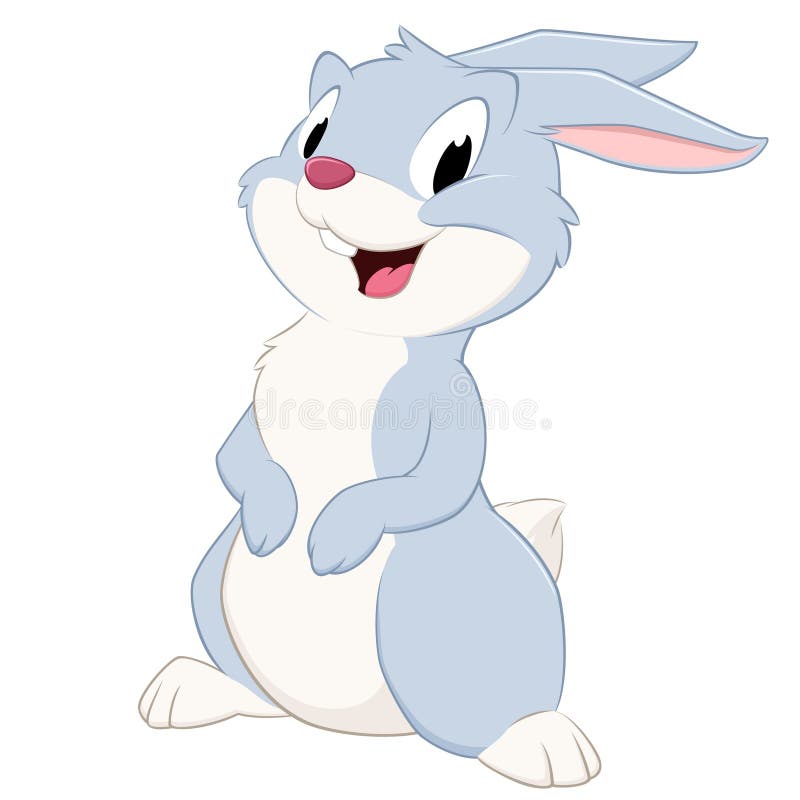 Iepure de desene animate vector illustration