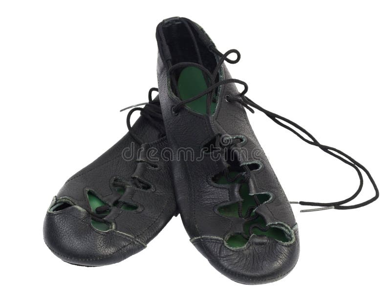 Ierse zachte dansende schoenen royalty-vrije stock foto's Ierse zachte dansende schoenen royalty-vrije stock foto's