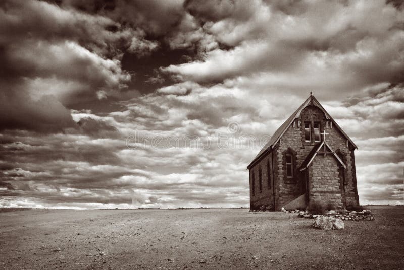 Iglesia abandonada del desierto