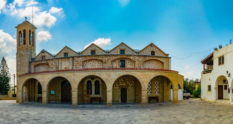 Iglesia De Agios Theodoros En Paphos Cyprus Imagen de archivo Imagen