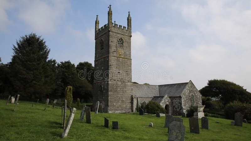 Iglesia de Cornualles de St Mawgan en Meneage Cornualles Inglaterra situada en la península del lagarto