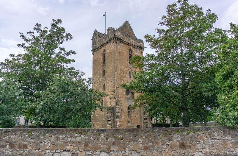 Iglesia de la torre antigua Ayr Escocia de St John foto de archivo libre de regalías Iglesia de la torre antigua Ayr Escocia de St John foto de archivo libre de regalías