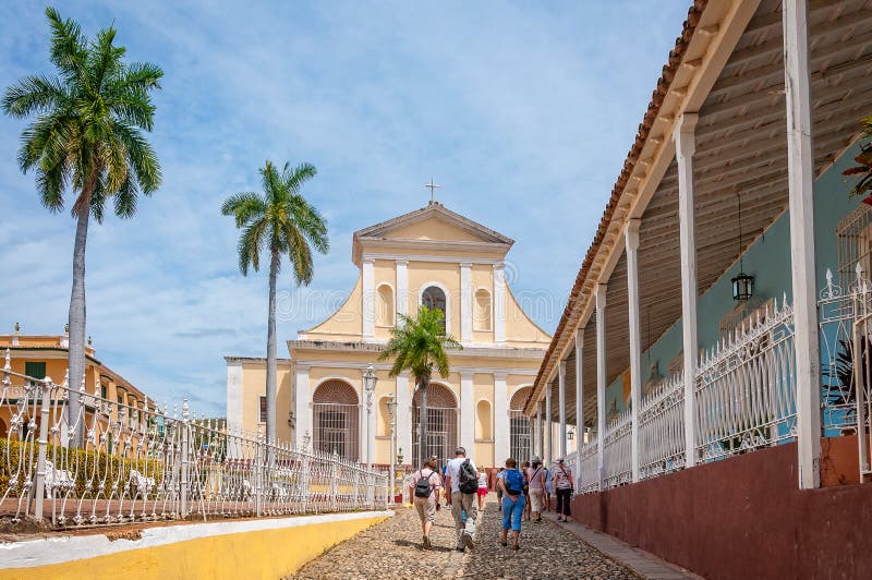 Iglesia de la trinidad santa en Trinidad, Cuba foto de archivo libre de regalías Iglesia de la trinidad santa en Trinidad, Cuba foto de archivo libre de regalías