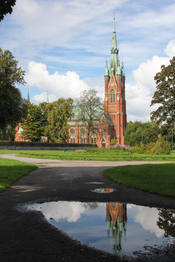 Iglesia de Matteus. Norrkoping. Suecia imagen de archivo