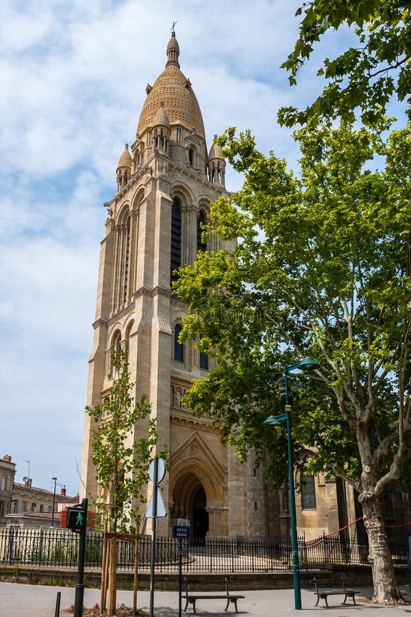 Iglesia De Sainte Marie De La Bastide En Burdeos Imagen de archivo