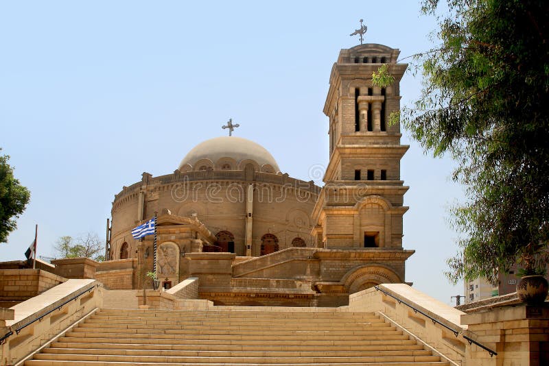 Iglesia de San Jorge (El Cairo) foto de archivo Iglesia de San Jorge (El Cairo) foto de archivo