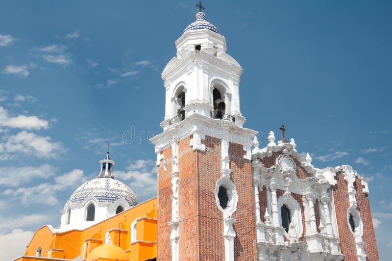 Iglesia De San Jose, Tlaxcala (México) Foto de archivo Imagen de
