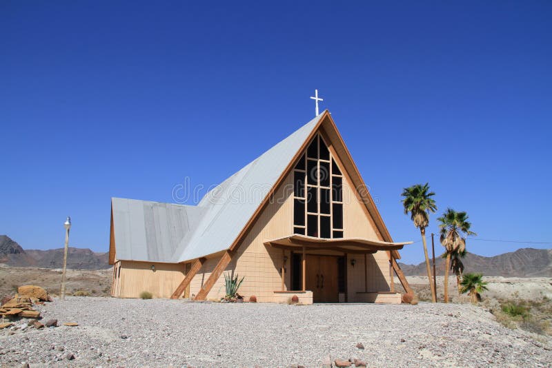 Iglesia del desierto imagen de archivo. Imagen de nuevo - 26564819
