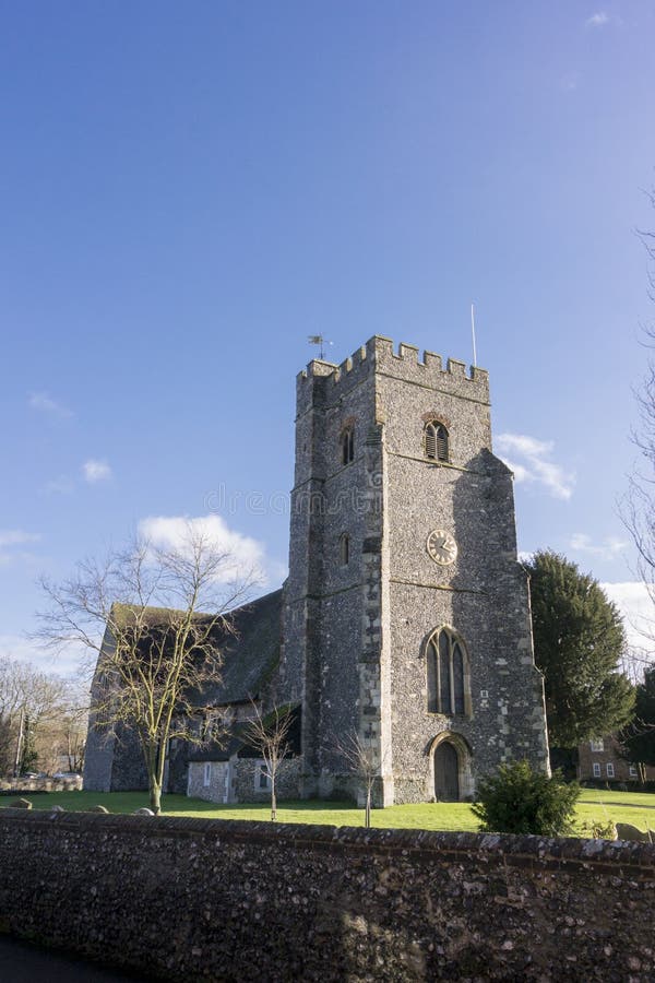 Iglesia del St Marys, Chartham, Kent foto de archivo libre de regalías Iglesia del St Marys, Chartham, Kent foto de archivo libre de regalías