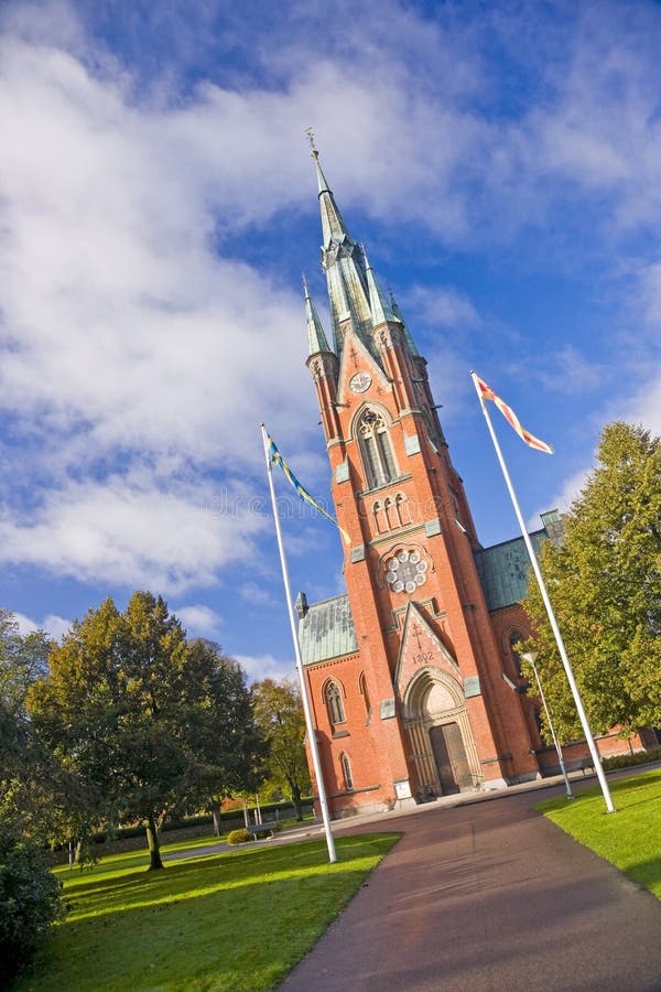 Iglesia del St Matteus, Norrkoping foto de archivo libre de regalías