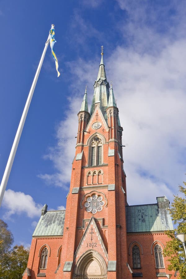 Iglesia del St Matteus, Norrkoping imágenes de archivo libres de regalías