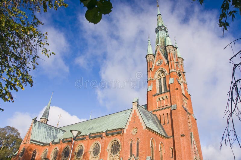 Iglesia del St Matteus, Norrkoping fotos de archivo libres de regalías
