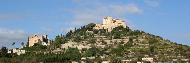 Iglesia España del panorama de Arta Majorca Mallorca Balearic Islands