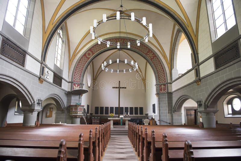 Iglesia Kassel de Cristo imagen de archivo Iglesia Kassel de Cristo imagen de archivo