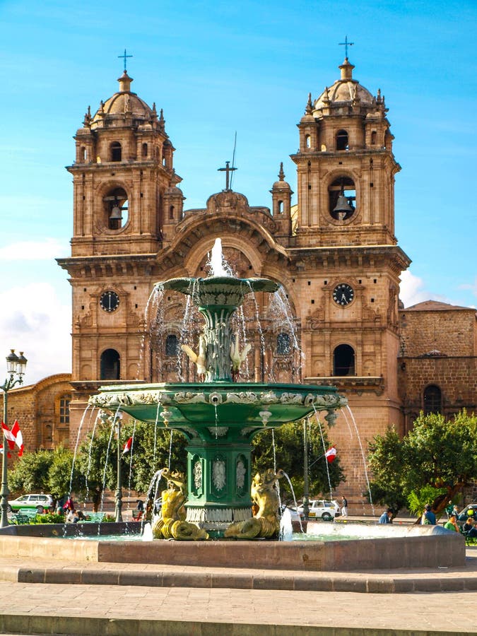 Iglesia La Compania德赫苏斯在库斯科 免版税库存照片 Iglesia La Compania德赫苏斯在库斯科 免版税库存照片