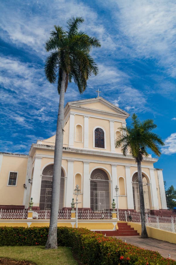 Iglesia Parroquial de Λα Santisima Τρινιδάδ εκκλησία στο Τρινιδάδ, Cub στοκ φωτογραφία Iglesia Parroquial de Λα Santisima Τρινιδάδ εκκλησία στο Τρινιδάδ, Cub στοκ φωτογραφία