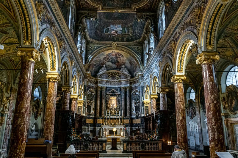 Iglesia Santa Maria En Via Lata En Roma Italia Fotografía editorial -  Imagen de santo, roma: 184836787