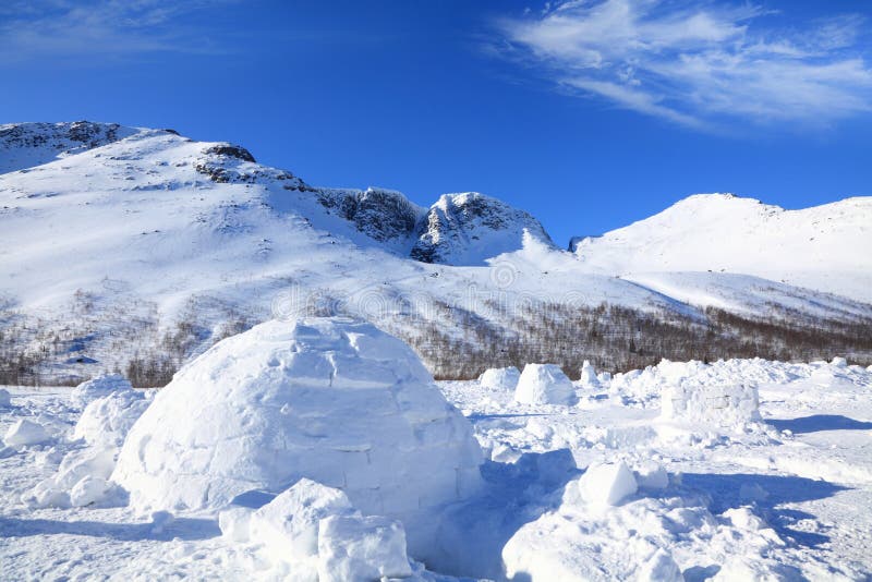 Iglo Noordpool Landschap Stockfoto's - Download 140 ...