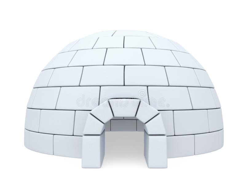 Igloo Ice House stock illustration. Illustration of igloo 83836237
