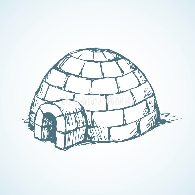 How To Draw An Igloo, Step by Step, Drawing Guide, by Dawn - DragoArt