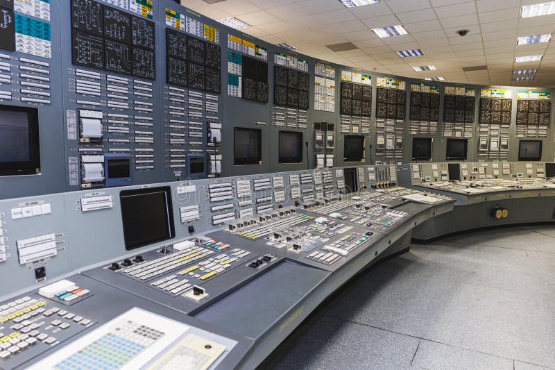 Ignalina Nuclear Power Plant Control Panel. Identical Control Panel To ...