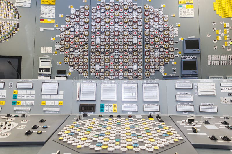 Ignalina Nuclear Power Plant Control Panel. Identical Control Panel To ...